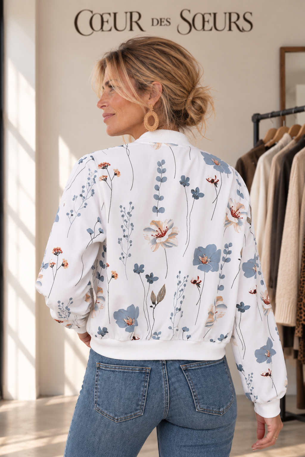 Veste à fleur Mirabelle